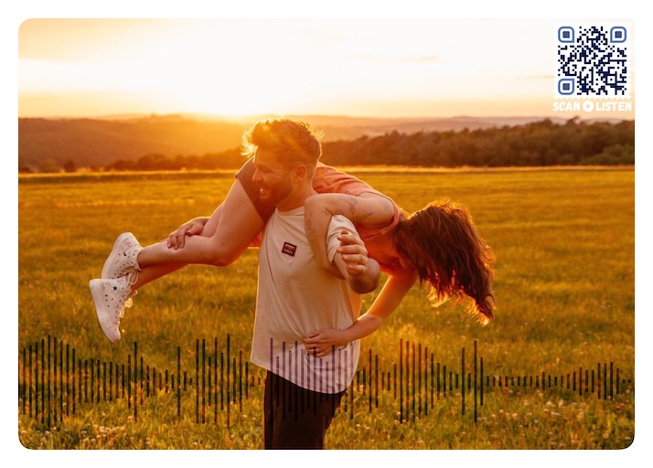 SoundCard postcard — A birthday wish